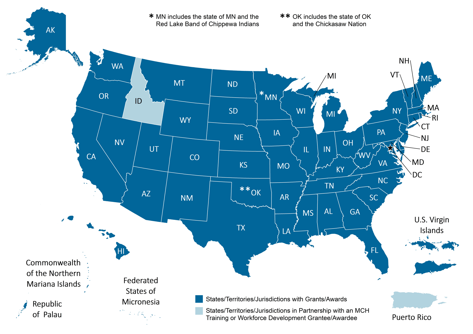 US map