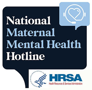 National Maternal Mental Health Hotline logo